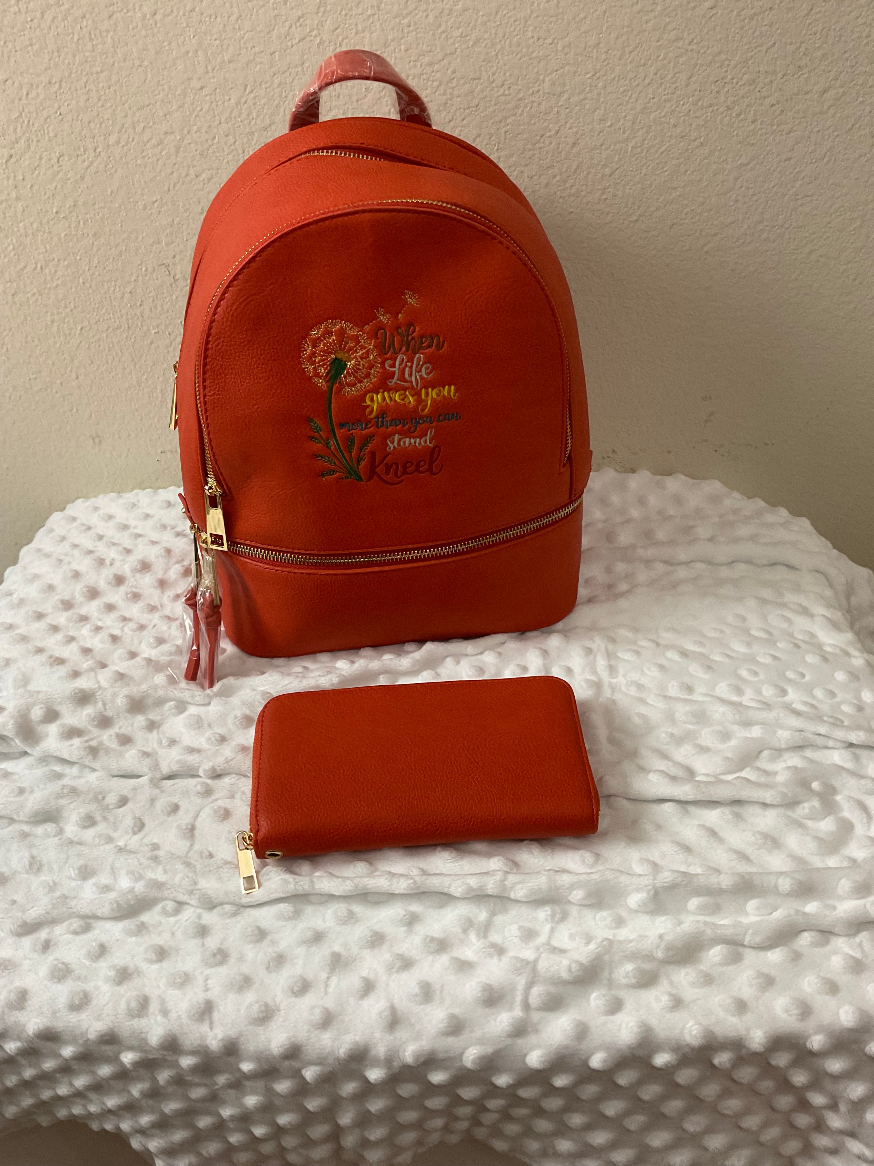 When Life Gives You More Than You Can Stand, Kneel Backpack Set