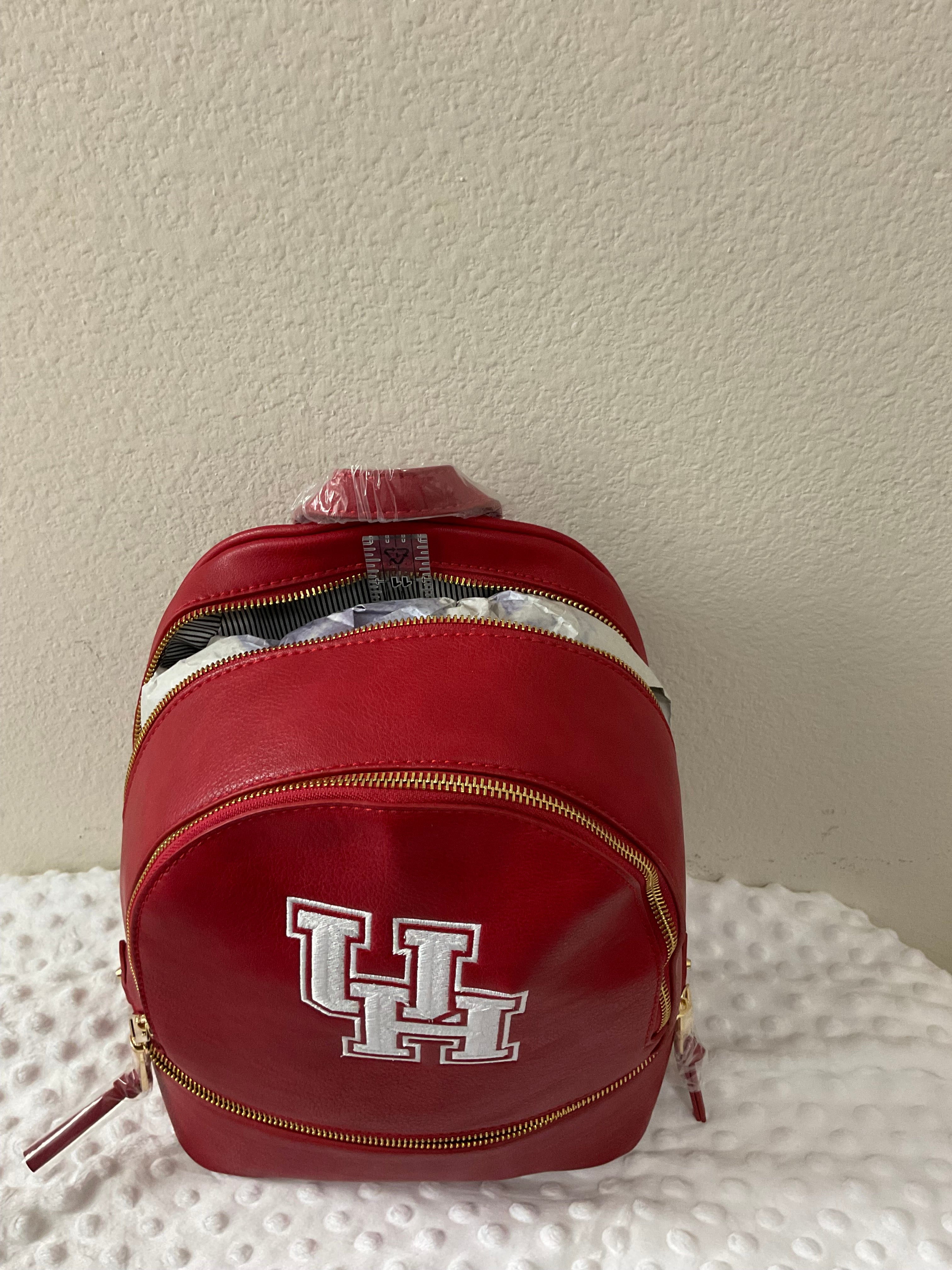 UH Cougars Embroidered Backpack & Wallet Set