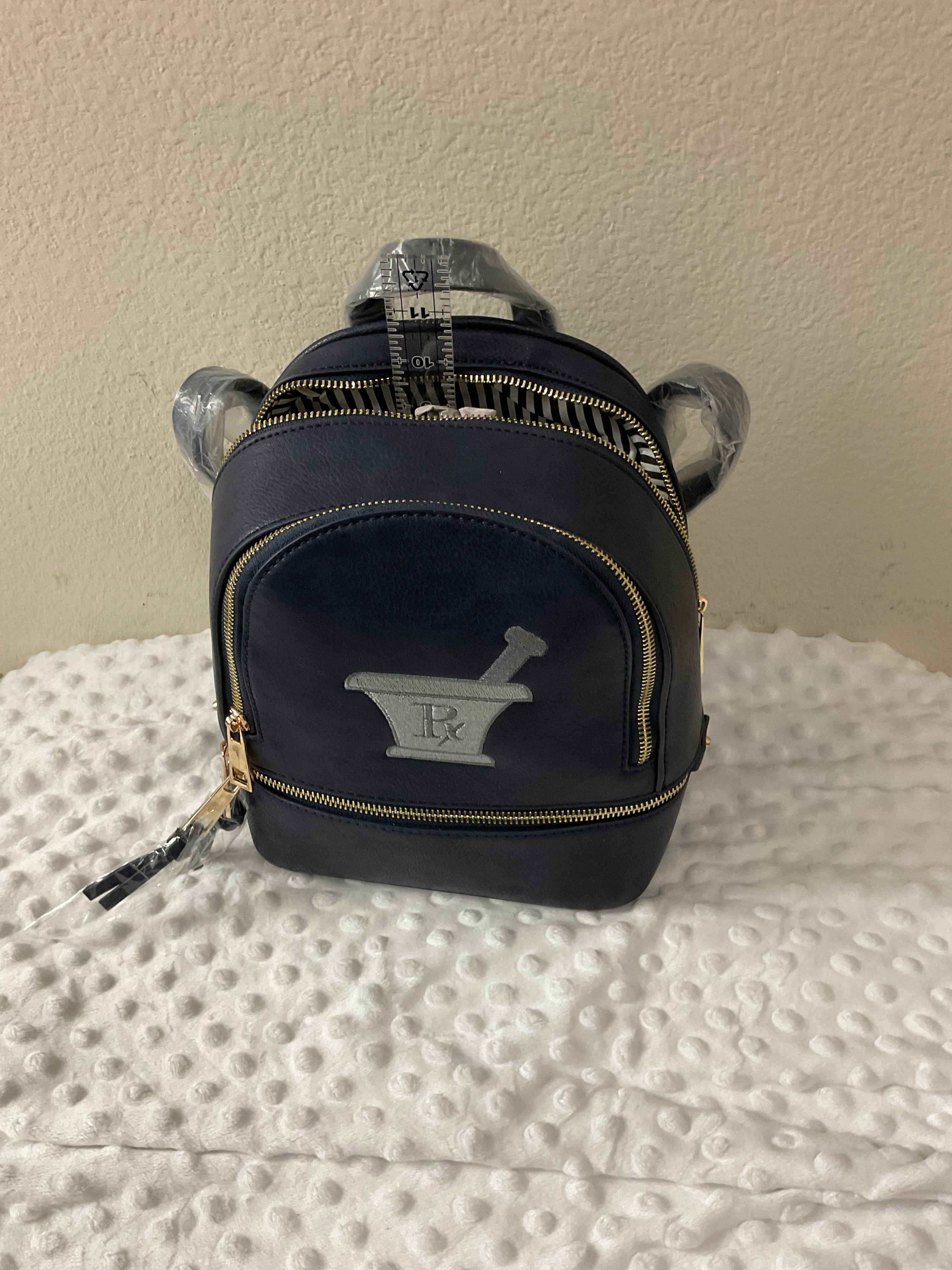 Rx Mortar & Pestle Embroidered Mini  Backpack & Wallet Set