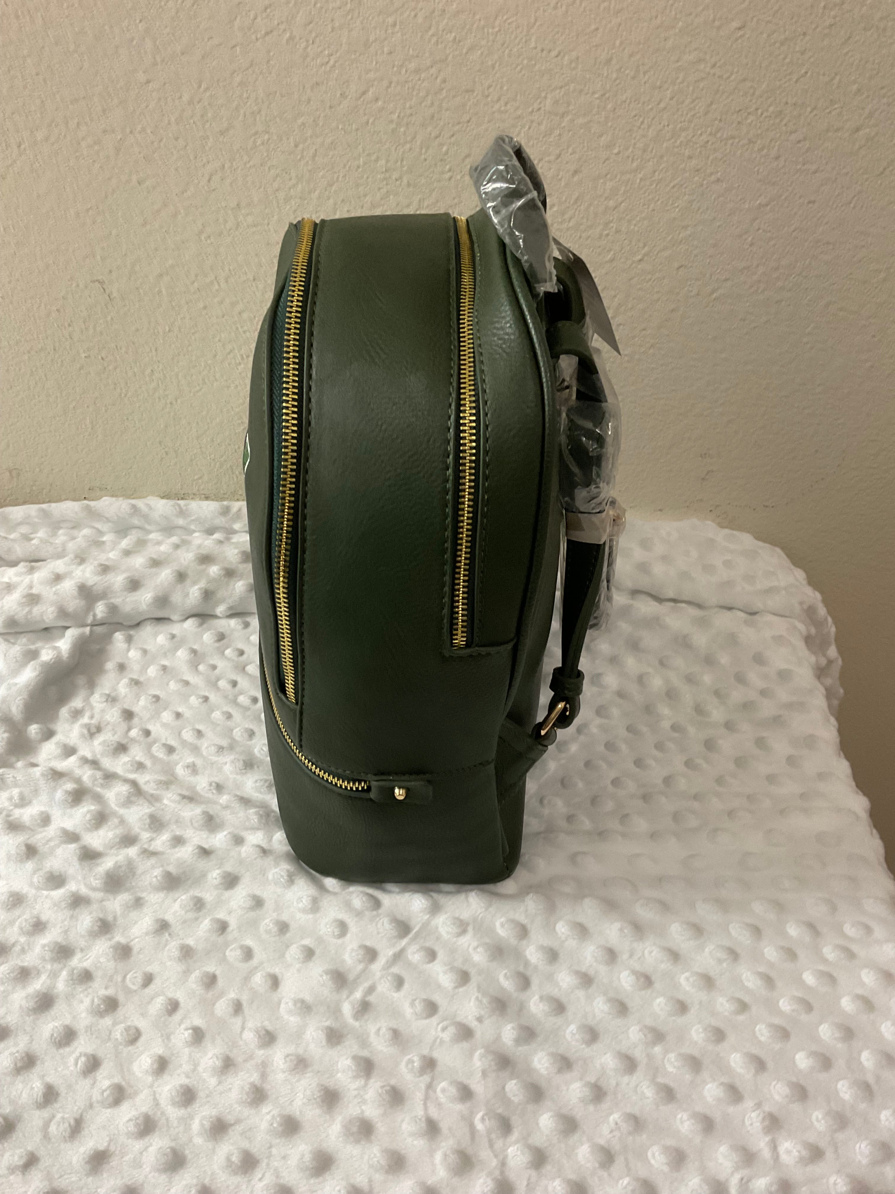 SLU Lions Embroidered Backpack & Wallet Set — Hunter Green