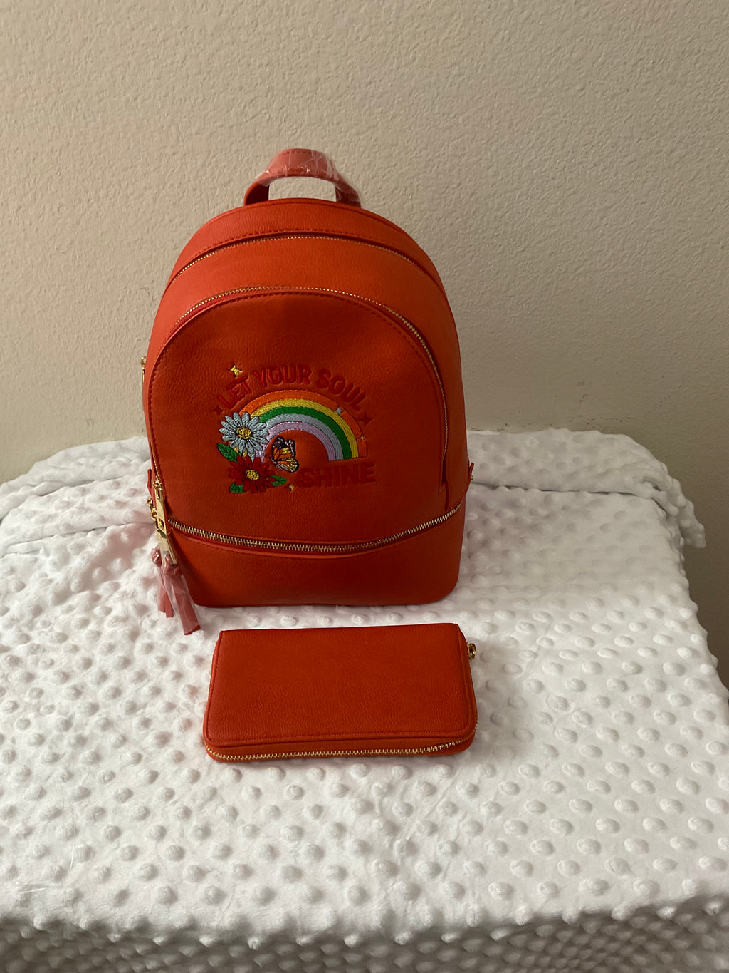 Let Your Soul Shine Backpack & Wallet Set