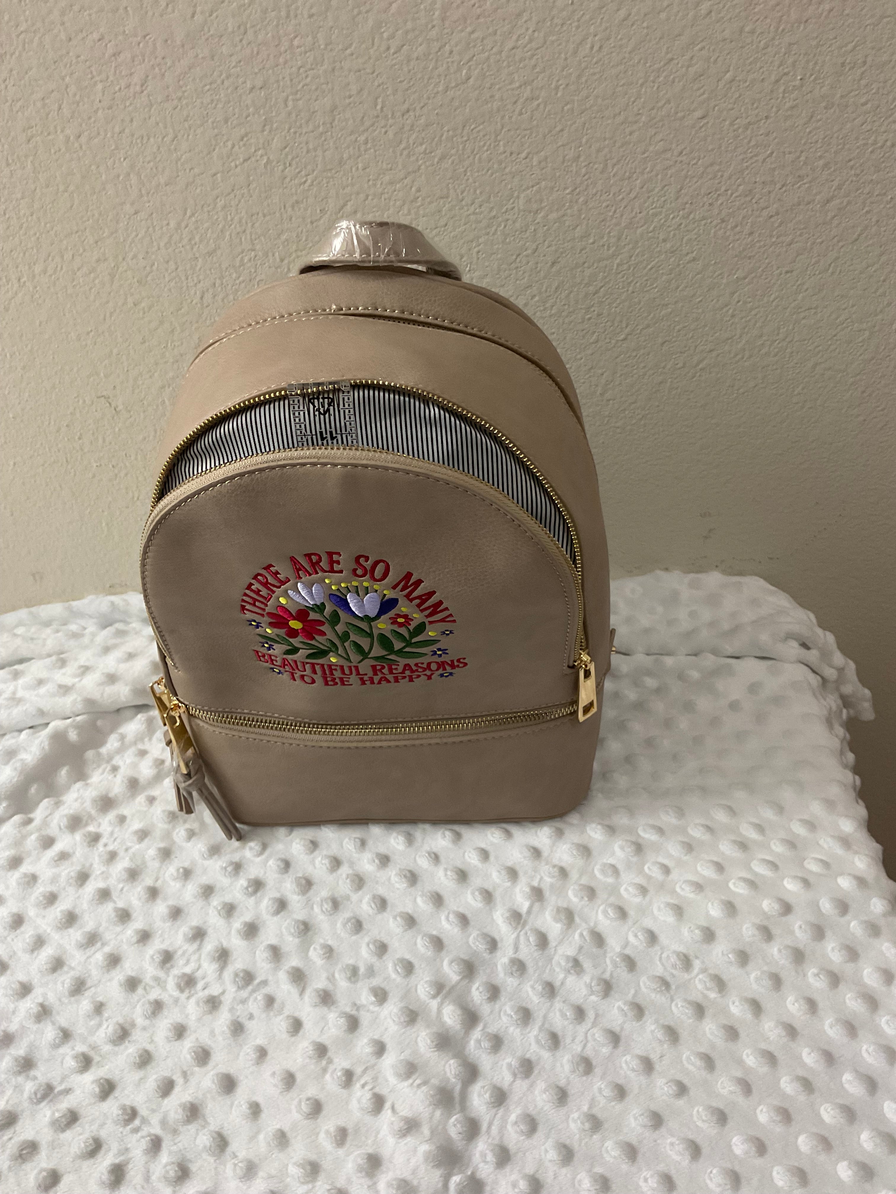 Beautiful Reasons To Be Happy Backpack & Wallet Set