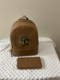 Western Cowboy Boot Backpack & Wallet Set