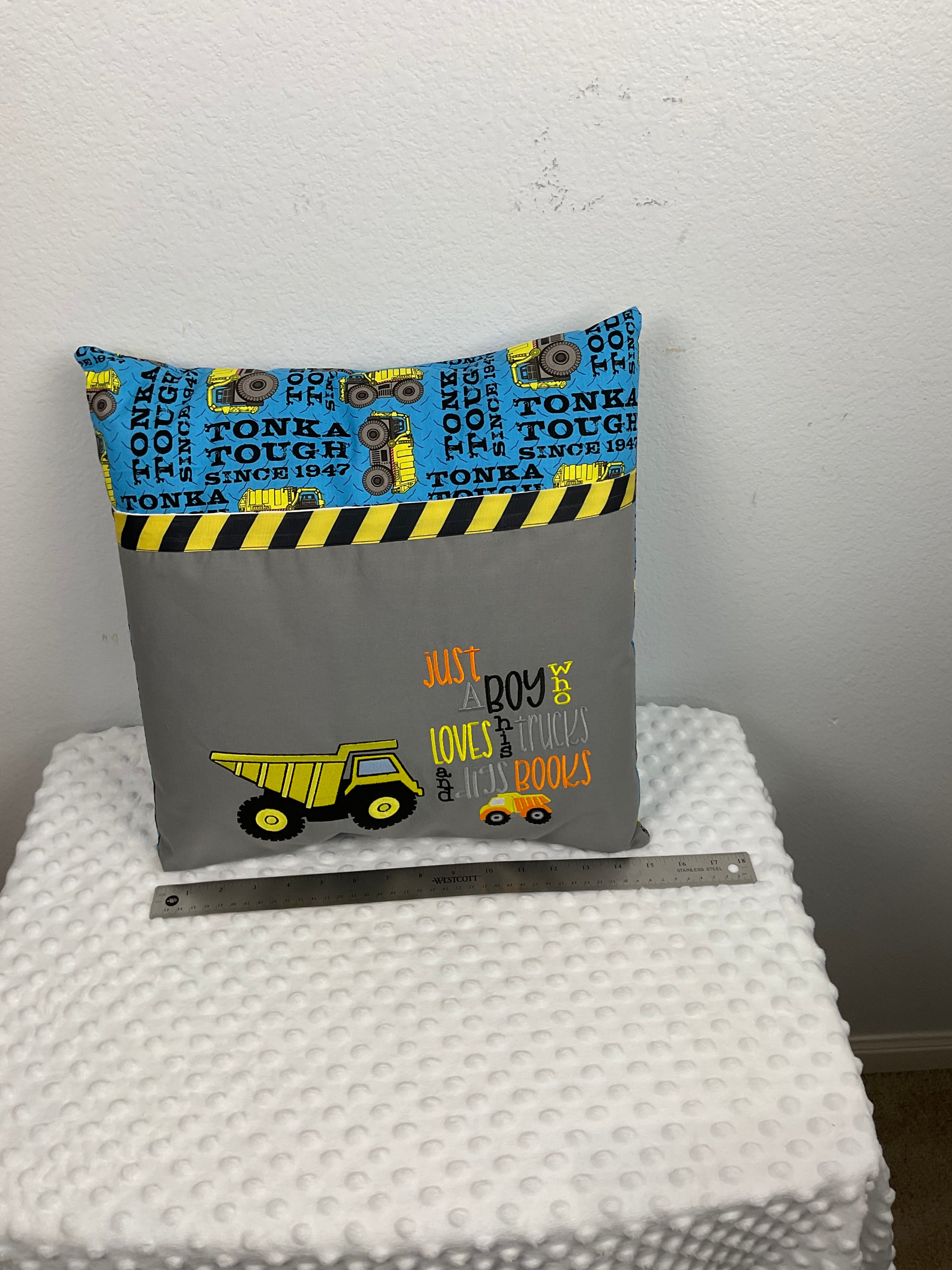 Tonka Trucks Reading Buddy Pillow