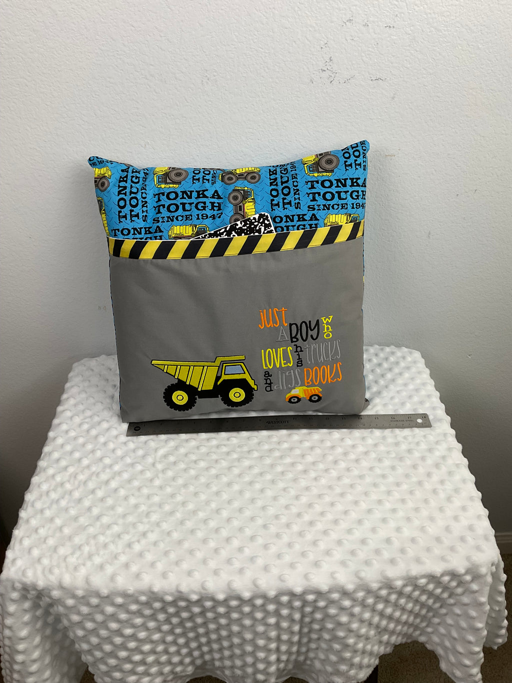 Tonka Trucks Reading Buddy Pillow