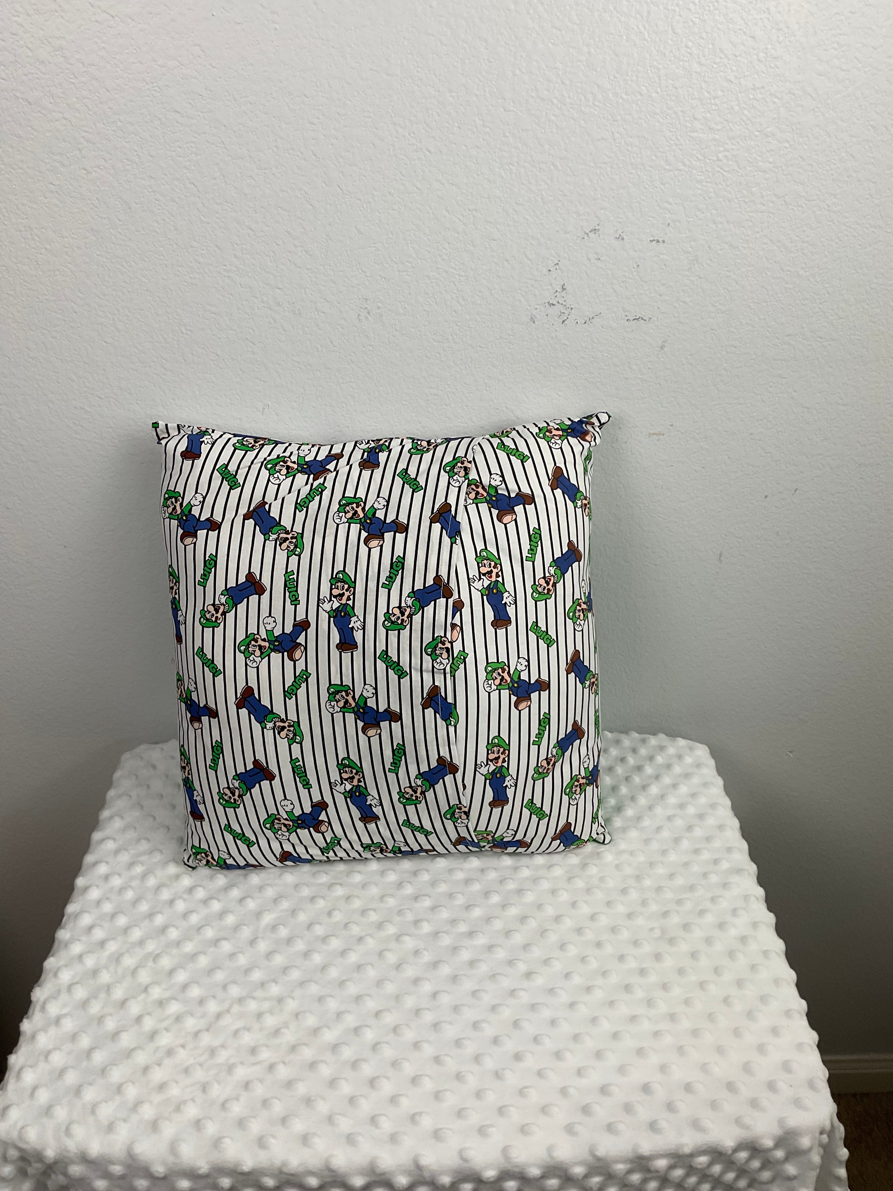 Luigi Reading Buddy Pillow