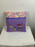My Little Pony Reading Pillow – Rainbow Dash Embroidered Cushion