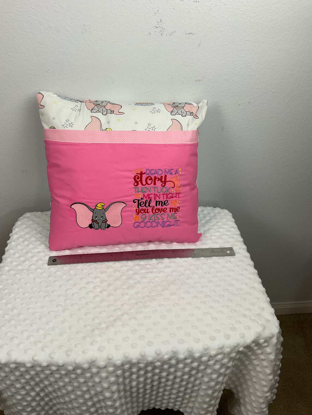 Disney Dumbo Reading Pillow with Pocket