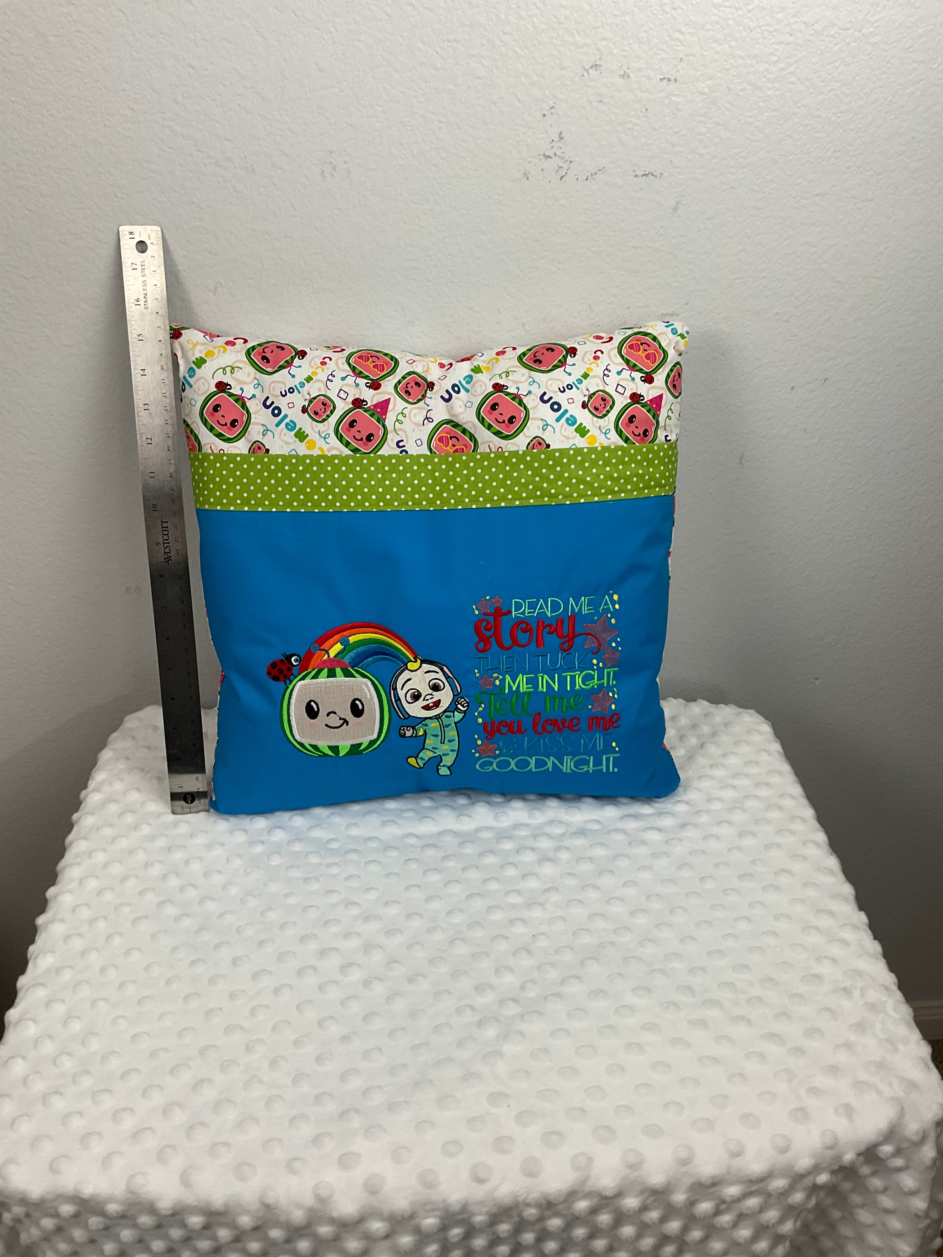 CoComelon Reading Pillow with Pocket