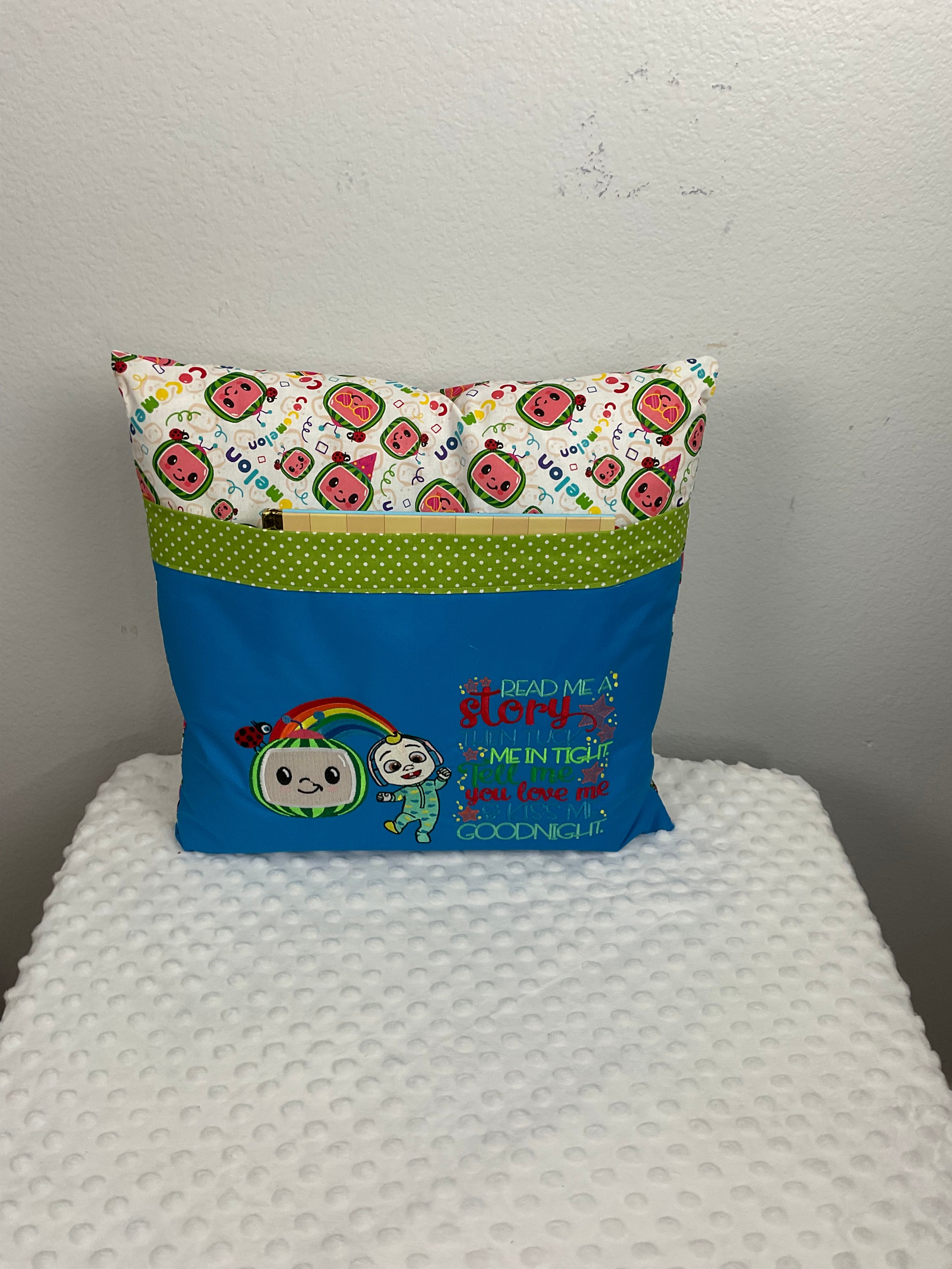 CoComelon Reading Pillow with Pocket
